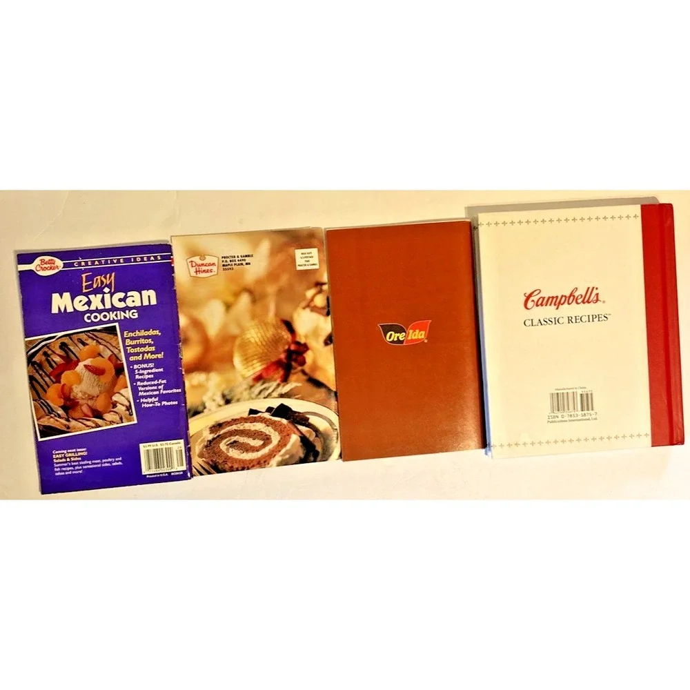 Campbell's Classic Recipes 4 Brand Pamphlets Betty Crocker‎ Duncan Hines Ore-Ida